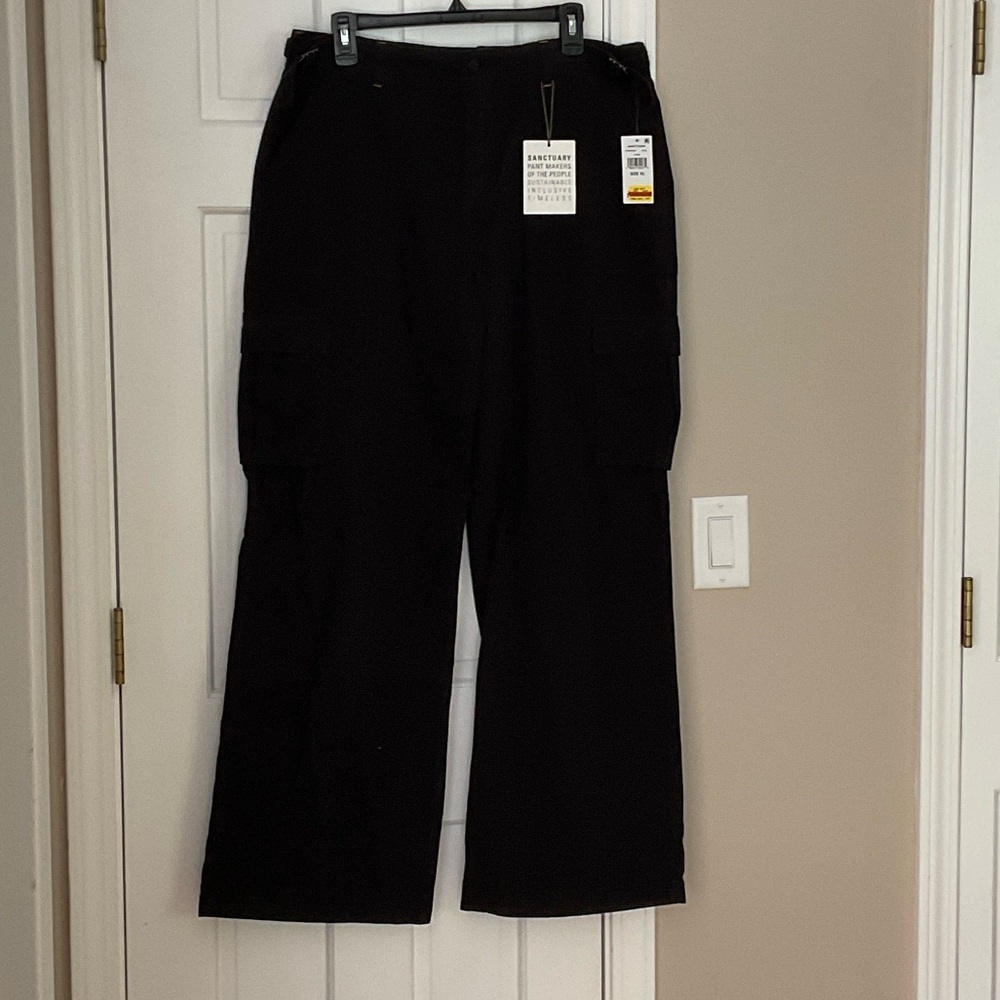 Sanctuary Dark Gray Cargo Pants